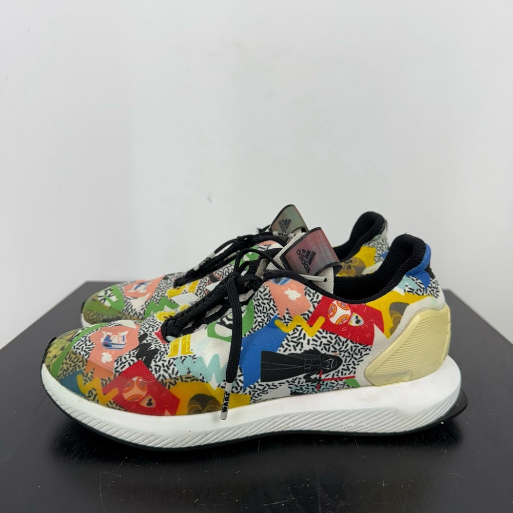 Adidas x Star Wars Sneakers Shoes Kids 3 Cloudfoam Running Training Athletic - Picture 3 of 10